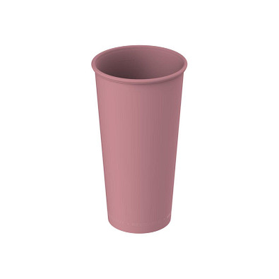 Kaffeebecher ToGo, 400 ml, raffiniertes rot