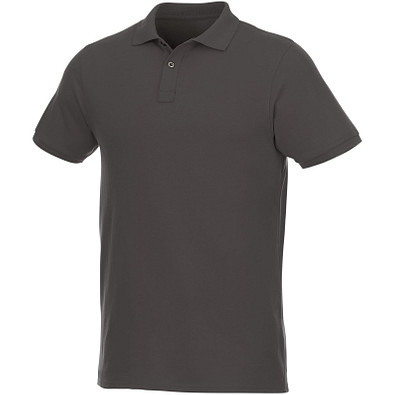 ELEVATE Herren Kurzarm Poloshirt Beryl aus Bio-Recyclingmaterial, grau, XXL