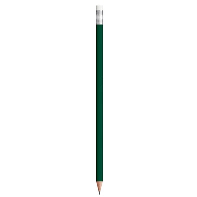 BIC® Evolution® Ecolutions® Radiergummi-Bleistift gespitzt, grün, Hülse silber, Radiergummmi schwarz