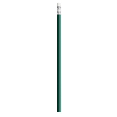 BIC® Evolution® Ecolutions® Radiergummi-Bleistift gespitzt, schwarz, Hülse silber, Radiergummmi schwarz