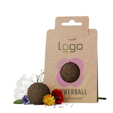 Seedbomb - Flower-Ball Bienenwiese, braun