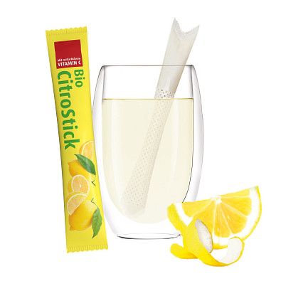 Bio Tee-Stick - Heiße Zitrone, inkl. Druck