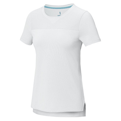 Borax Cool Fit T-Shirt aus recyceltem  GRS Material für Damen, weiss, XS