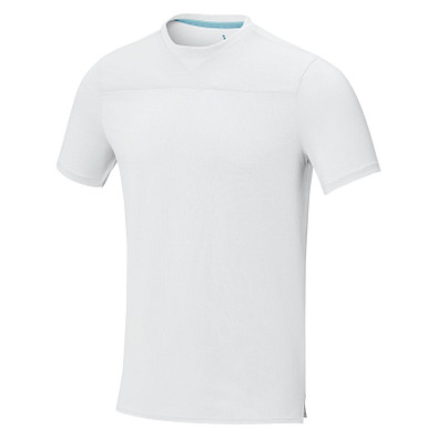 Borax Cool Fit T-Shirt aus recyceltem  GRS Material für Herren, weiss, M