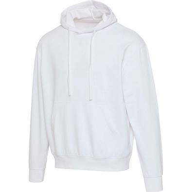 Boris Oversize Kapuzenpullover aus recycelter 280 g/m2 Bio Baumwolle (OCS), unisex, weiss, S