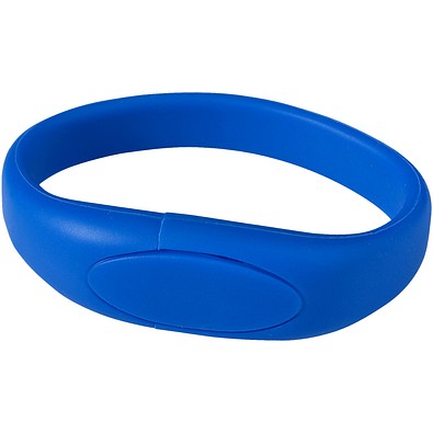 Bracelet USB-Stick, mittelblau, 16GB