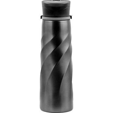 Brandcharger Vortex Athletica Trinkflasche, stahlgrau