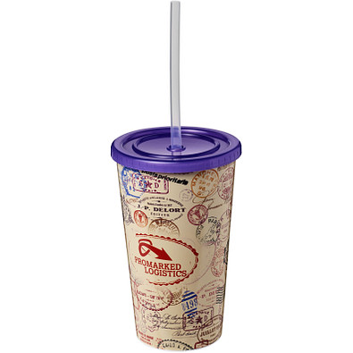 Brite-Americano doppelwandiger Becher, 350 ml, lila