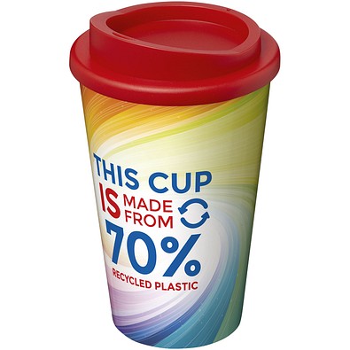 Brite-Americano® Eco 350 ml Isolierbecher, rot