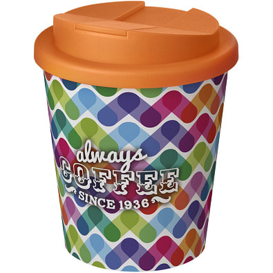 Brite-Americano® Espresso 250 ml Isolierbecher mit auslaufsicherem Schraubverschluss, weiss