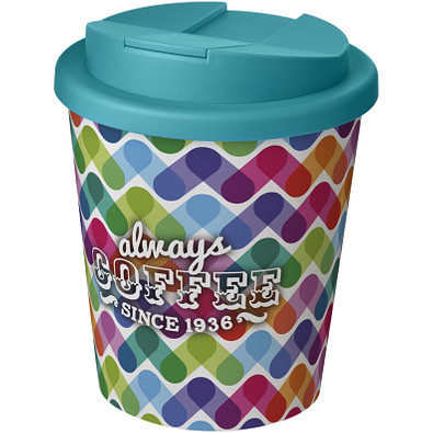Brite-Americano® Espresso 250 ml Isolierbecher mit auslaufsicherem Schraubverschluss, weiss