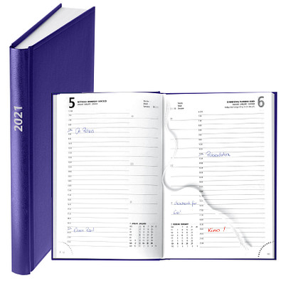 geiger notes Buchkalender Basic 2021, dunkelblau geiger notes Buchkalender Basic 2021, dunkelblau