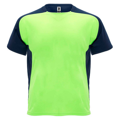 Bugatti Sport T-Shirt für Kinder, Fluor Green / schwarz, 8