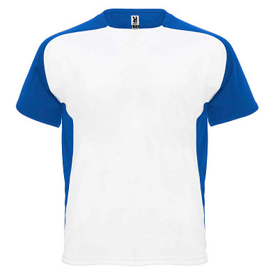 Bugatti Sport T-Shirt für Kinder, weiß / royalblau, 8