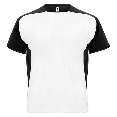 Bugatti T-Shirt Unisex aus recyceltem Material, weiß / schwarz, 2XL