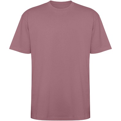 Bull Overzise T-Shirt Unisex, Pale Red, L