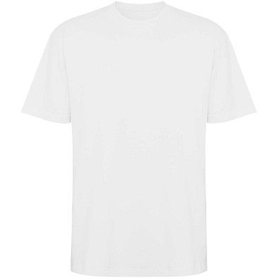 Bull Overzise T-Shirt Unisex, weiss, 3XL