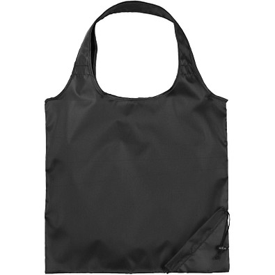 Bungalow faltbare Polyester Tragetasche, schwarz
