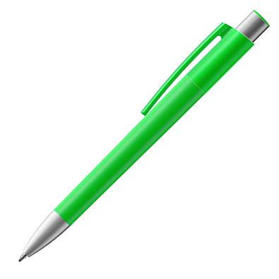 burger swiss pen® Kugelschreiber Delta-Neon, blaue Mine, neon-grün