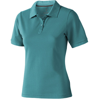 ELEVATE Damen Poloshirt Calgary, türkis, XS