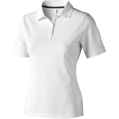 ELEVATE Damen Poloshirt Calgary, weiß, XXL