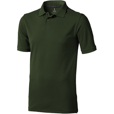 ELEVATE Herren Poloshirt Calgary, armeegrün, L
