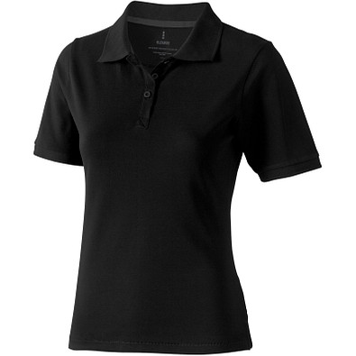 ELEVATE Damen Poloshirt Calgary, schwarz, S