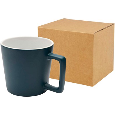 Cali 370 ml Keramiktasse mit matter Oberfläche, Deep Sea Green