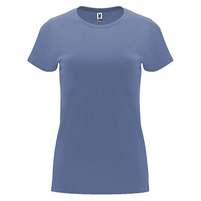 Capri T-Shirt für Damen, Blue Denim, 3XL