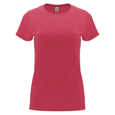 Capri T-Shirt für Damen, Chrysanthemum Red, 3XL