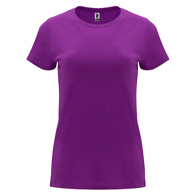 Capri T-Shirt für Damen, lila, S