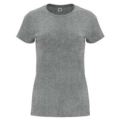 Capri T-Shirt für Damen, Marl Grey, M