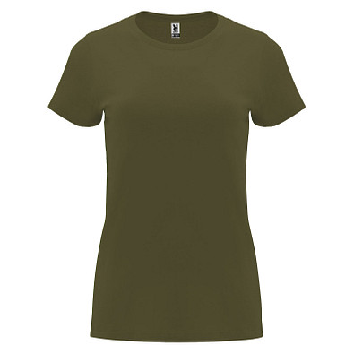Capri T-Shirt für Damen, Militar Green, 3XL