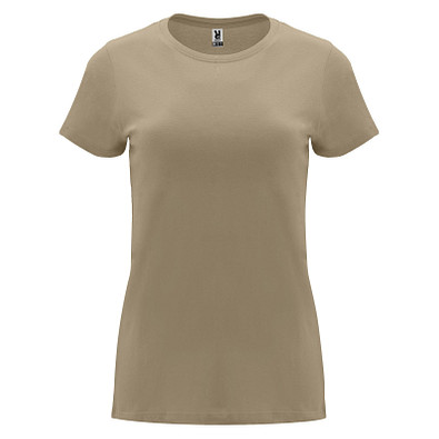 Capri T-Shirt für Damen, sand meliert, L