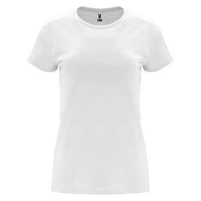 Capri T-Shirt für Damen, weiss, 3XL