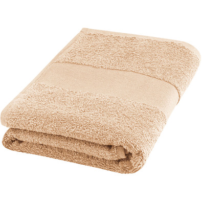 Charlotte 450 g/m2 Baumwollhandtuch 50 x 100 cm, beige