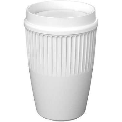 Cirrus 350 ml Becher mit 360°-Deckel, weiss