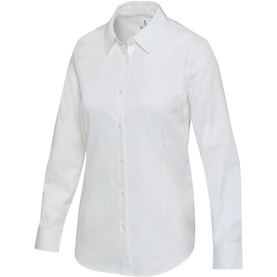 Citrine 185 g/m² Twill Bluse, weiss, L