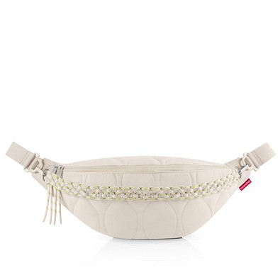 city beltbag makramee, puffer stone
