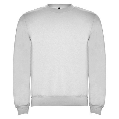 Clasica Sweatshirt mit Rundhalsausschnitt Unisex, Ash white melange, 2XL