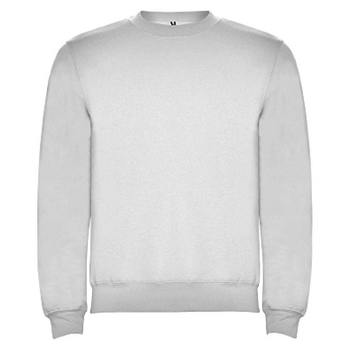 Clasica Sweatshirt mit Rundhalsausschnitt Unisex, Ash white melange, S