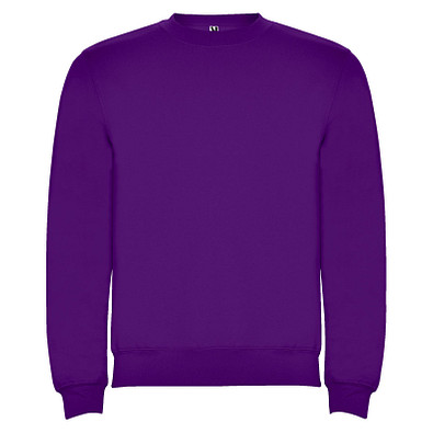 Clasica Sweatshirt mit Rundhalsausschnitt Unisex, lila, L