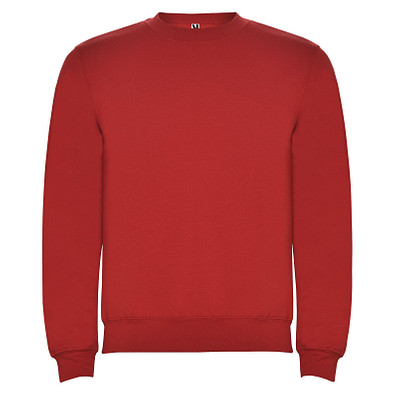 Clasica Sweatshirt mit Rundhalsausschnitt Unisex, rot, S
