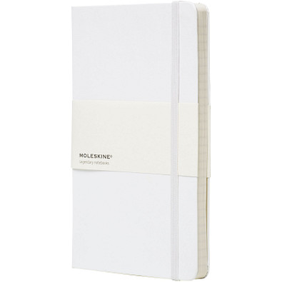 MOLESKINE® Notizbuch Classic Hardcover L, liniert, weiß