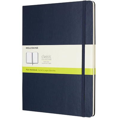 MOLESKINE® Notizbuch Classic Hardcover XL, blanko, saphir MOLESKINE® Notizbuch Classic Hardcover XL, blanko, saphir
