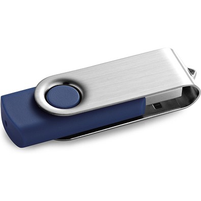 CLAUDIUS 32 GB. USB-Stick 32 GB mit Metallclip, Blau