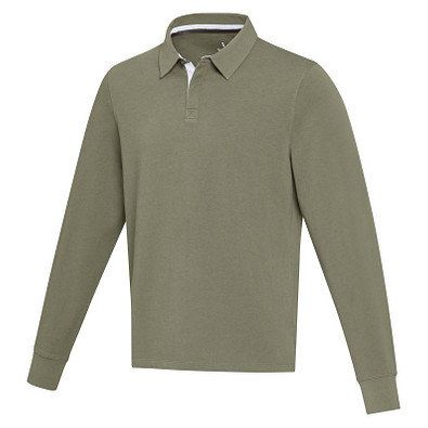 Clyde Rugby Polo Sweatshirt Unisex, grün, S