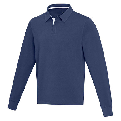 Clyde Rugby Polo Sweatshirt Unisex, navy, XS