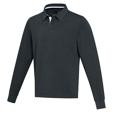 Clyde Rugby Polo Sweatshirt Unisex, schwarz, XL