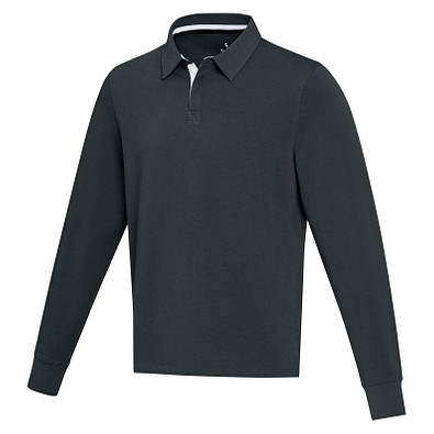 Clyde Rugby Polo Sweatshirt Unisex, schwarz, XS